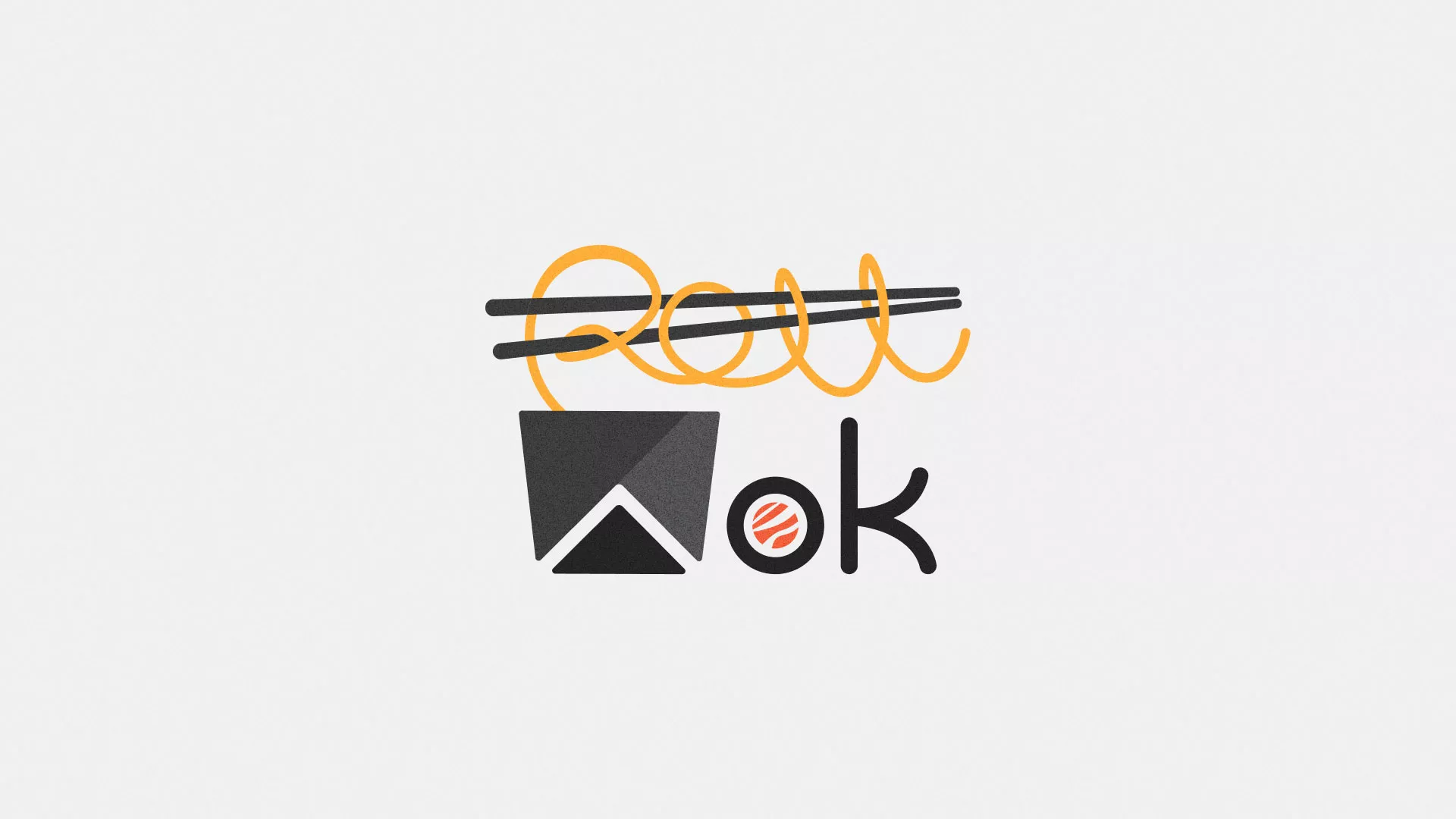 Разработка логотипа в Демидове для суши-бара «Roll Wok Club» Разработка логотипа в Демидове для суши-бара «Roll Wok Club»